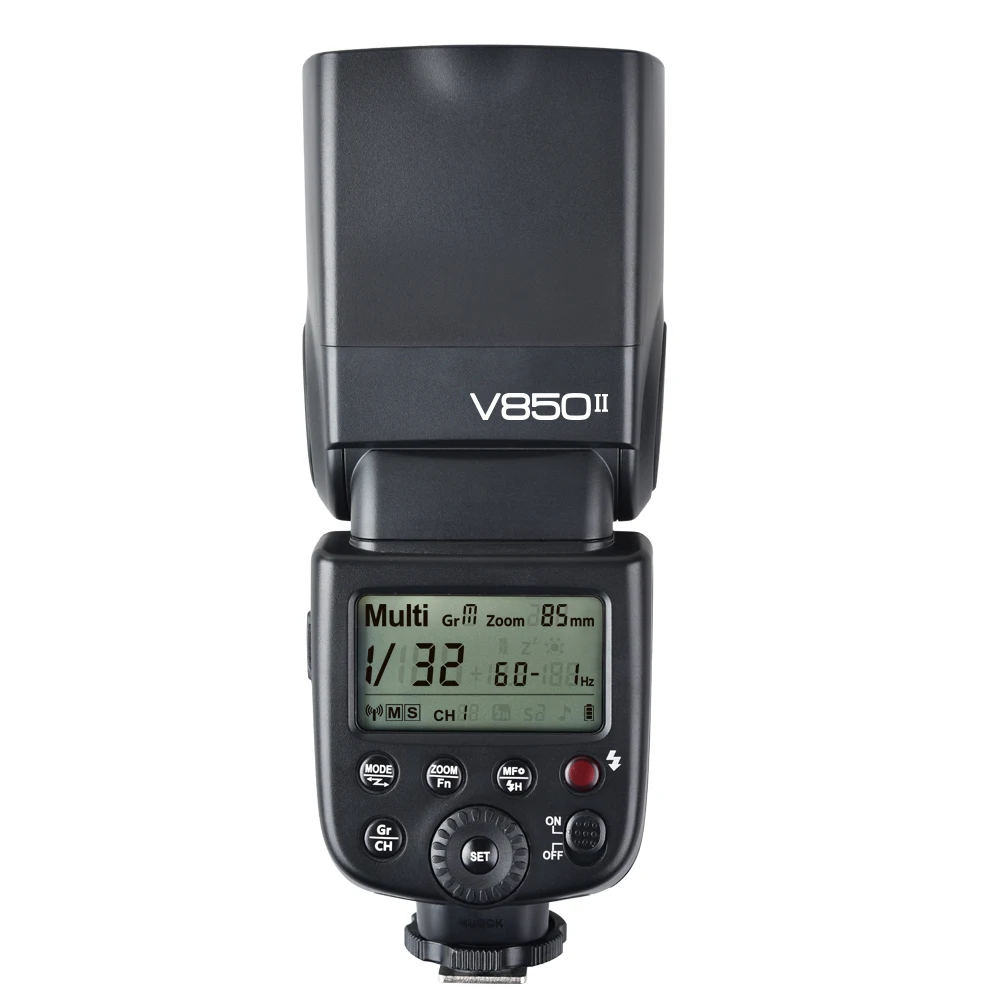 Godox Винг V850II Камера вспышки Speedlite с 2000 мАч литий ионный Батарея 5600 К +/ 200 для Canon nikon