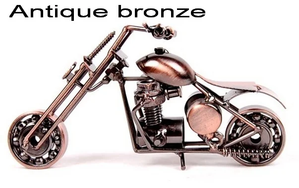

Fashion birthday gift home decoration crafts iron vintage motorcycle model