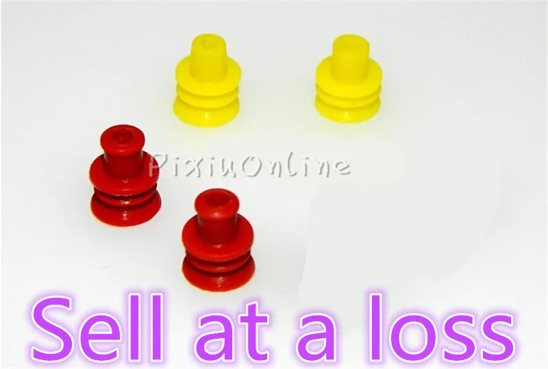 

20pcs YL391 Waterproof Silica Gel Silicone Auto Automobile Car Plug Seal Connector Plugging Diameter 6 MM Aperture 1.5 MM