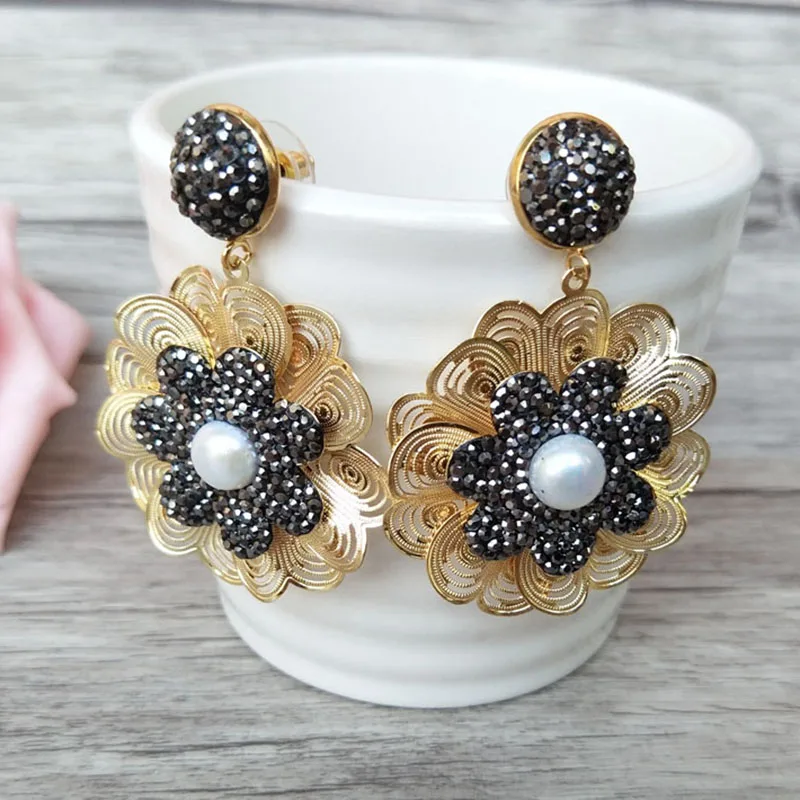 

5 пар, золотистые овальные металлические фотообои, ручная работа