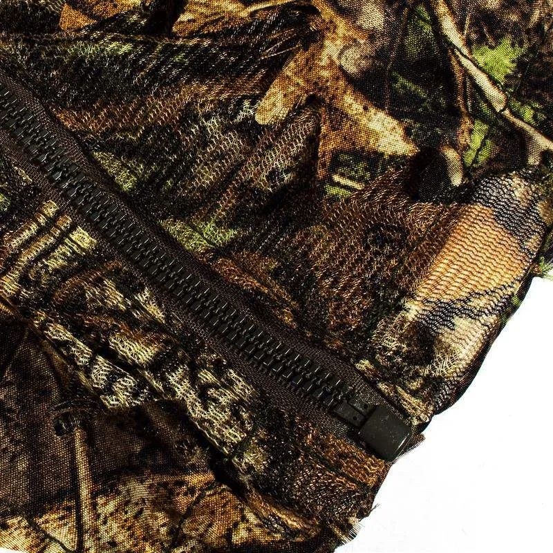 3D листья камуфляж охота Ghillie костюм Взрослый износостойкий стрельба Костюм дышащий тактический военный снайперский комплект одежды