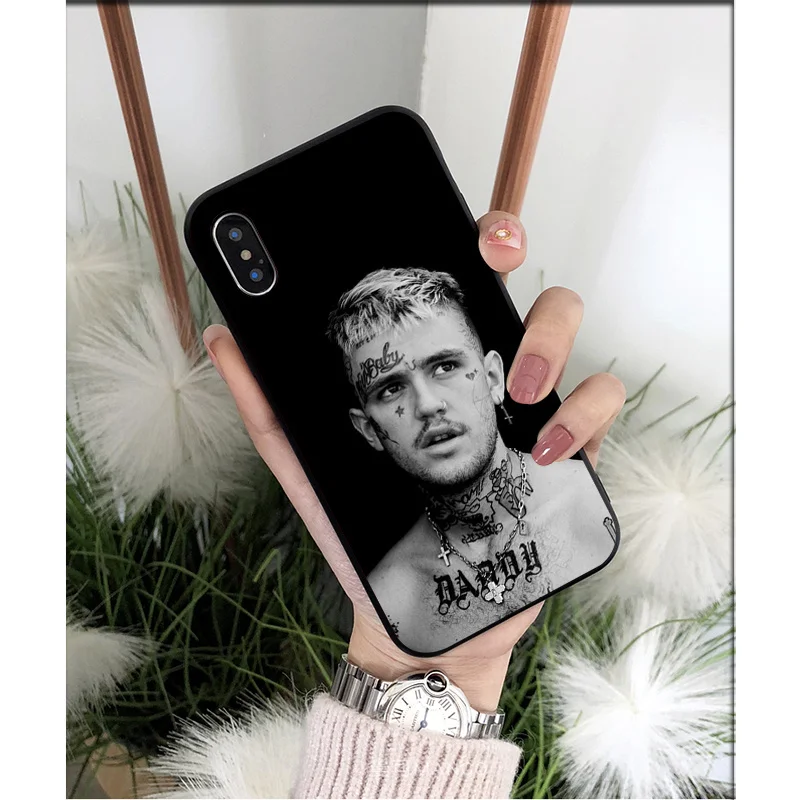 MaiYaCa рэп певец Lil Peep высококачественный чехол для телефона для iPhone 5 5Sx 6 7 7plus 8 8Plus X XS MAX XR