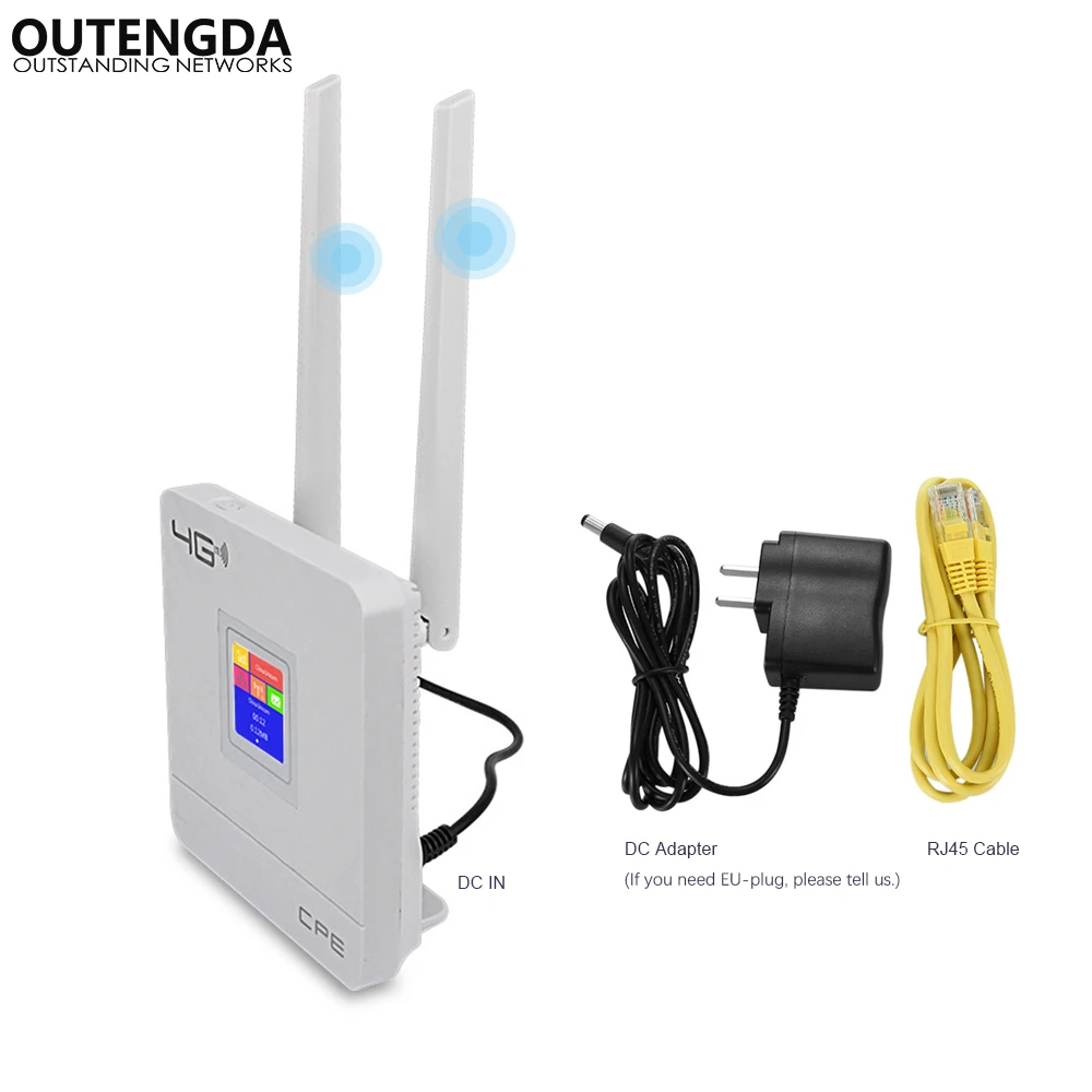 Wi-Fi-роутер 300 Мбит/с CAT4 LTE/3G/4G слот для SIM-карты | Компьютеры и офис