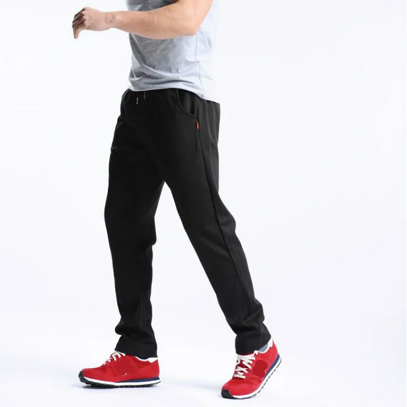 2018 New Men Running Pants Soft Sport Jogging Gym Trousers Football Training Sweat Loose Straight Sportswear | Спорт и развлечения