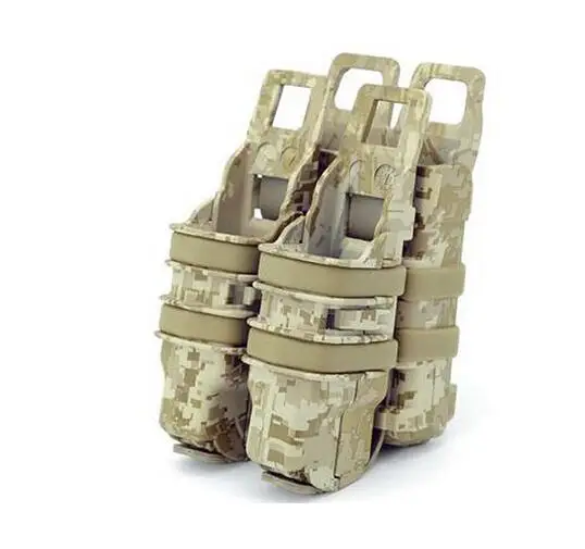 EFOSE New Double Fast Pistol MAG Magazine Pouch Holder Attach Molle System