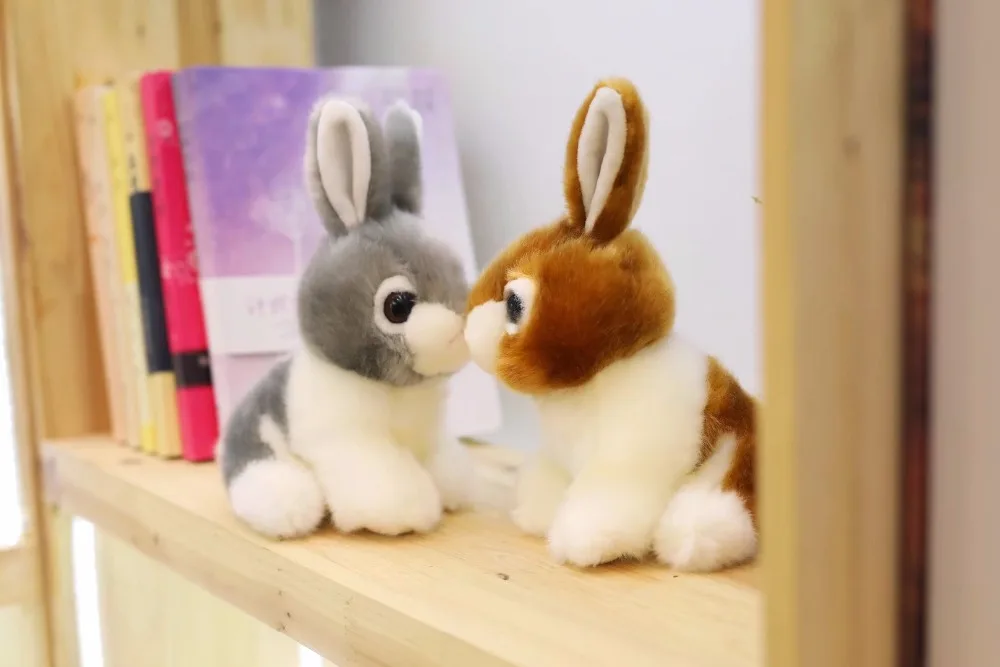 1 шт. 20 см Моделирование Kawaii Кролик плюшевые игрушки мягкие красивые игрушки-животные для детей день рождения и Рождество подарок кукла автомобиль Декор
