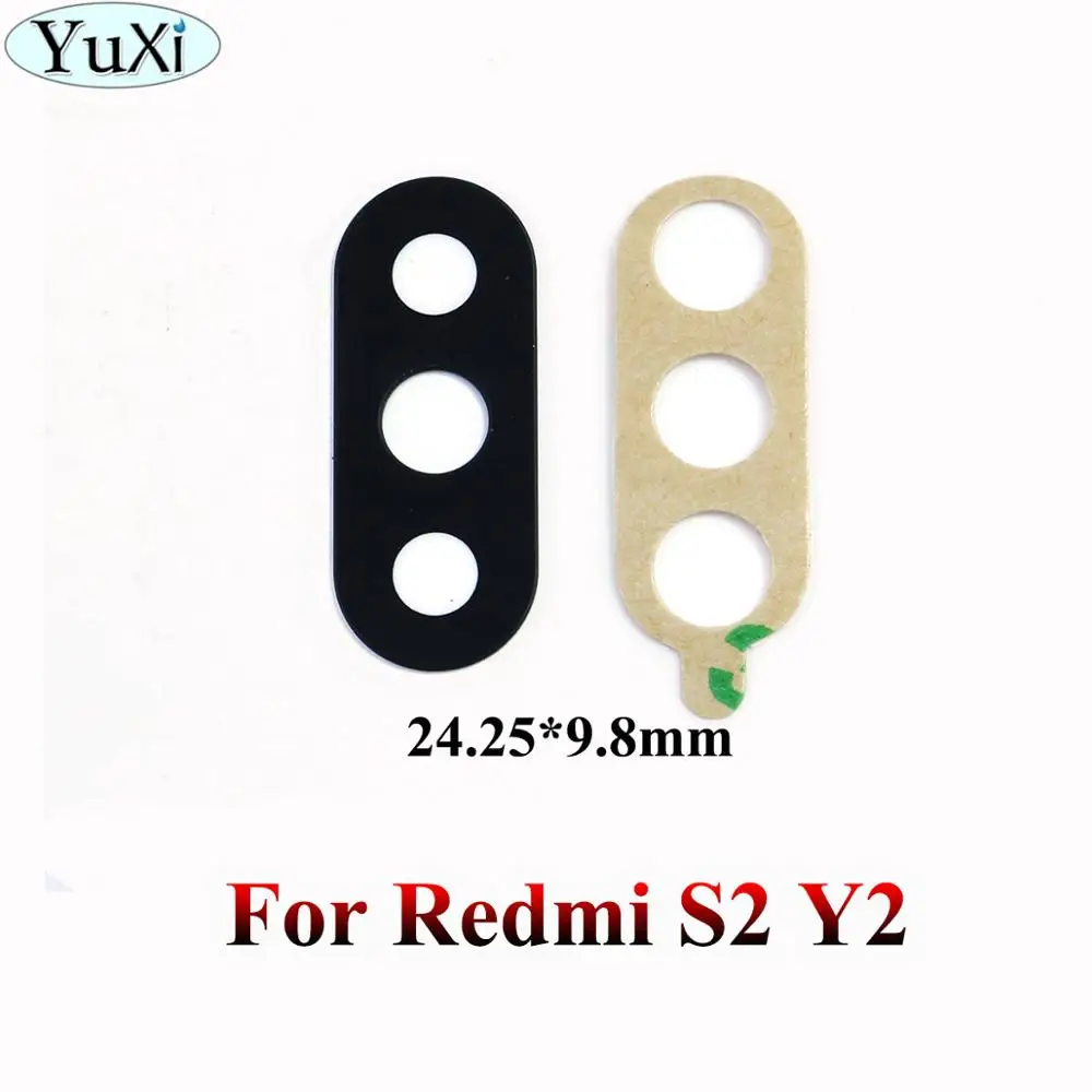 For Redmi S2 Y2 YuXi задняя камера стеклянная крышка объектива для Xiaomi Redmi 6A 6Pro note 6 Pro S2 Y2 5A 4 5 Plus задняя камера объектив Запасные части - Цвет: For Redmi S2 Y2