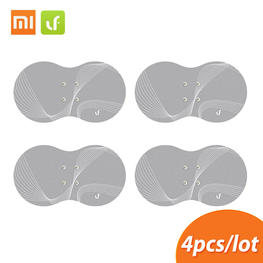 Волшебные подушечки для Xiaomi LERAVAN, волшебные теплые массажные наклейки, портативные массажные подушечки для тела, массажные подушечки для здоровья, домашний электрод, наклейка - Цвет: 4pcs gray
