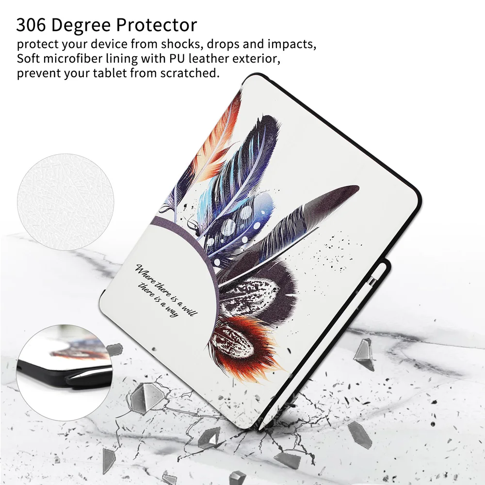 WOWCASE для iPad Air 3 2019/iPad Pro 10 5 чехол карандаш держатель Слот смарт подставка планшета