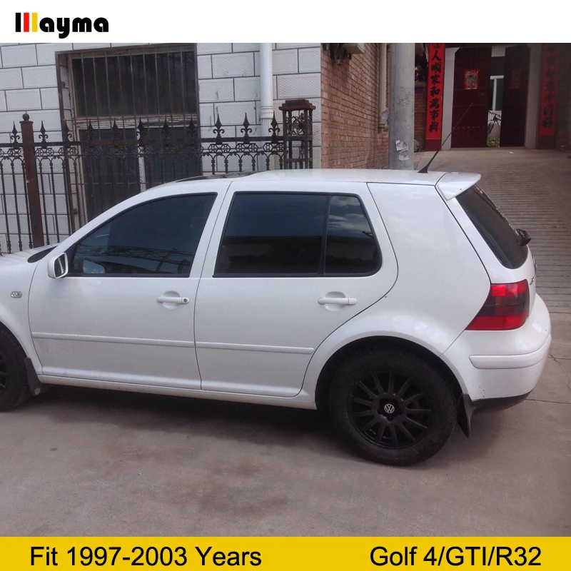 R32 стиль ABS крыша крыло спойлер для VW Golf 4 Хэтчбек GTI 1997-2003 год матовый серый MK4 спойлер на крыше