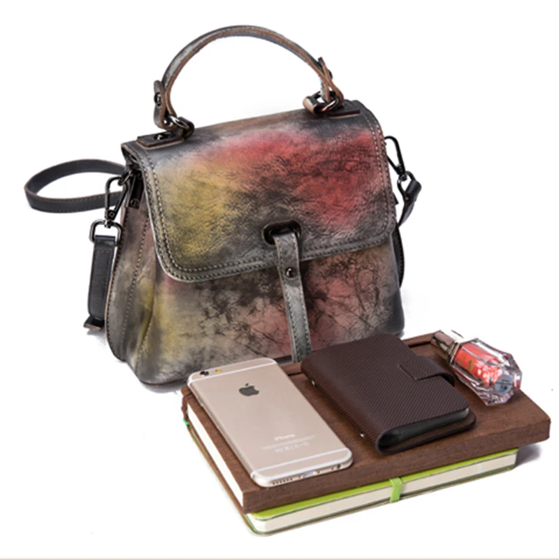 Натуральной кожи Для женщин сумка сумки на ремне из натуральной новые Винтаж