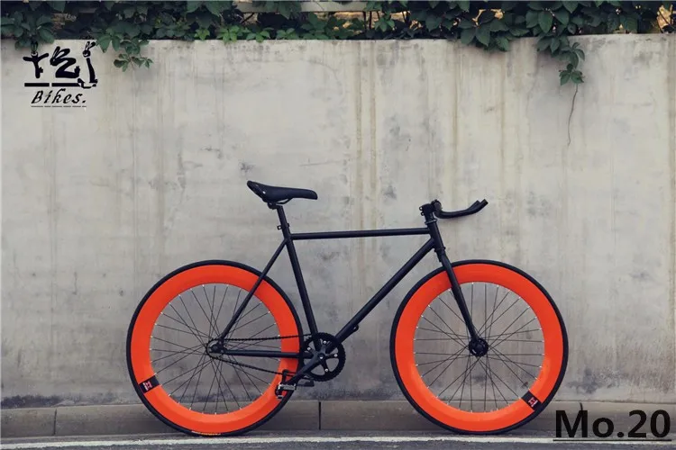 1 шт. fixie велосипед с фиксированной передачей 46 см 52 56 DIY односкоростной Дорожный