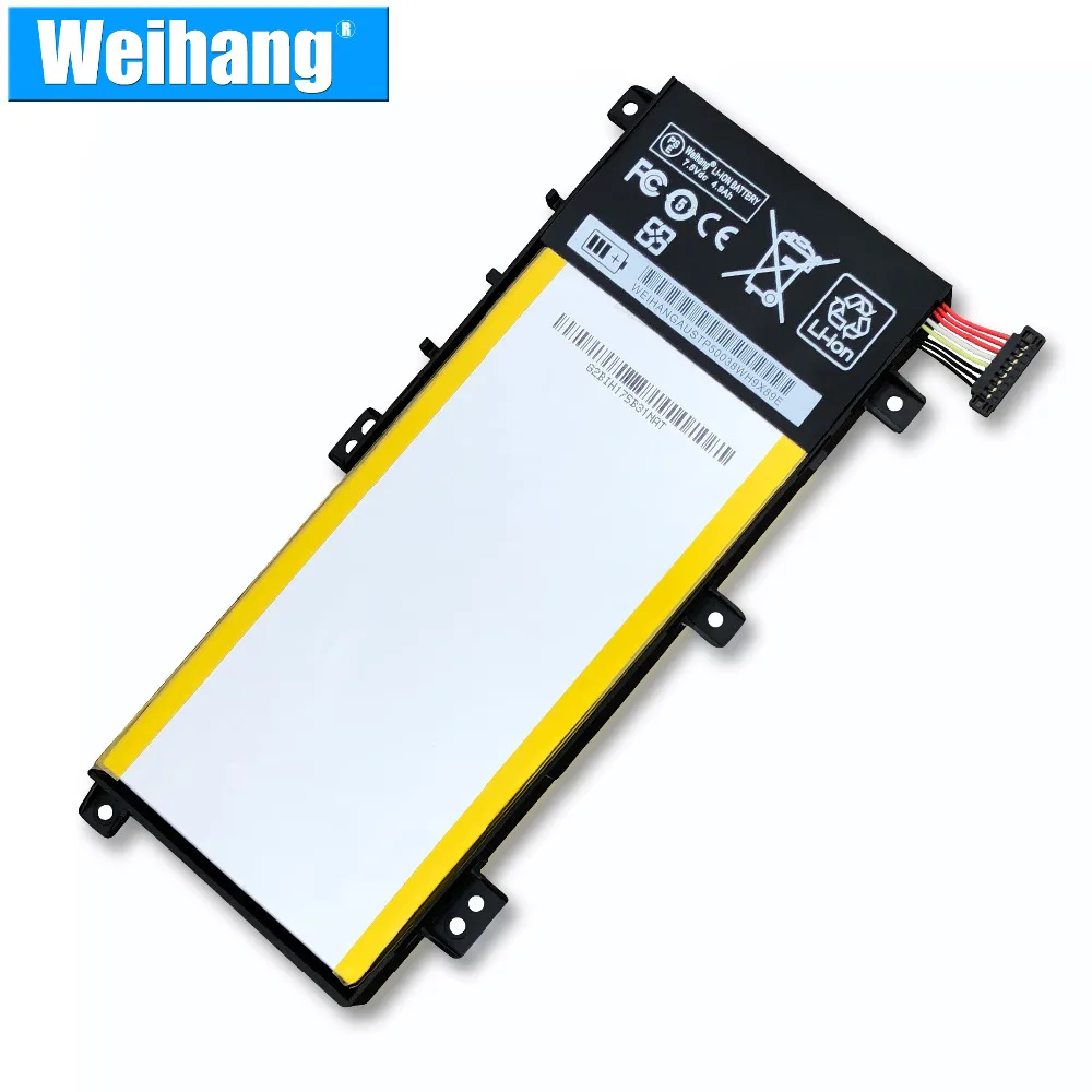 Корея ячейка 5000mAh Weihang Новый Бизнес Аккумулятор для ноутбука C21N1333 ASUS Transformer Book Flip