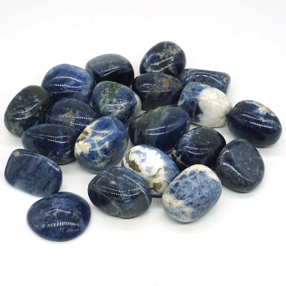 Натуральный голубой содалит камень минеральный кристалл целебная чакра