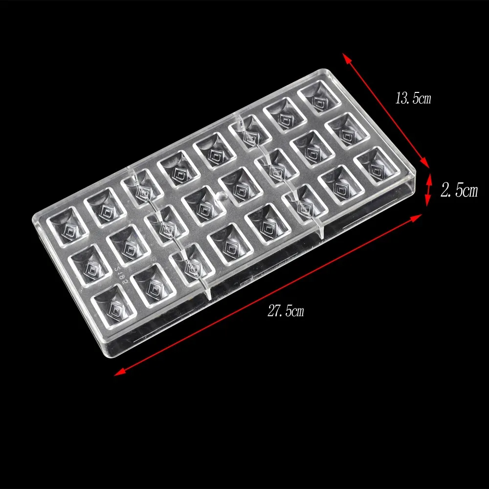 3D форма для шоколада Сделай Сам прозрачные поликарбонатные кондитерские изделия