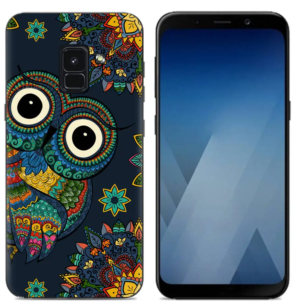Мягкий чехол для телефона Samsung Galaxy A5 (2018)/ A8 (2018) 5 дюймов Высокое качество