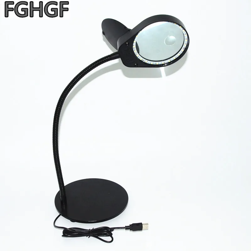 Ремонтное увеличительное стекло 10 раз Регулируемая яркость светодиодный