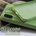 Чехол для Redmi Note 7, жидкий силиконовый чехол для Xiaomi Redmi note 7, чехол для Xiomi Xaomi redmi Note 7, мягкий чехол для смартфона 6,3 дюйма