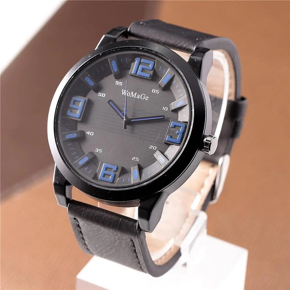 Часы наручные WEESKY Мужские кварцевые деловые брендовые Роскошные спортивные