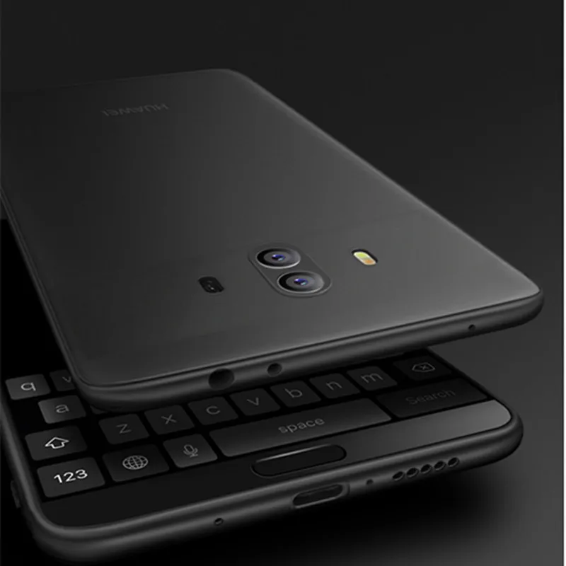 Mpcqc Роскошные сзади Матовый Мягкий силиконовый чехол для Huawei Honor 8 Коврики 10 Lite