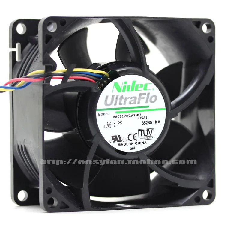 Новый NIDEC 44x1819 X3610 сервера X3610 V80E12BGA7-07 Вентилятор охлаждения