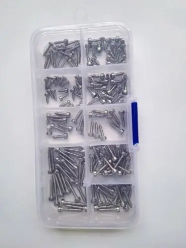 200 шт. M2 шестигранный болт Шестигранная головка с круглой головкой набор