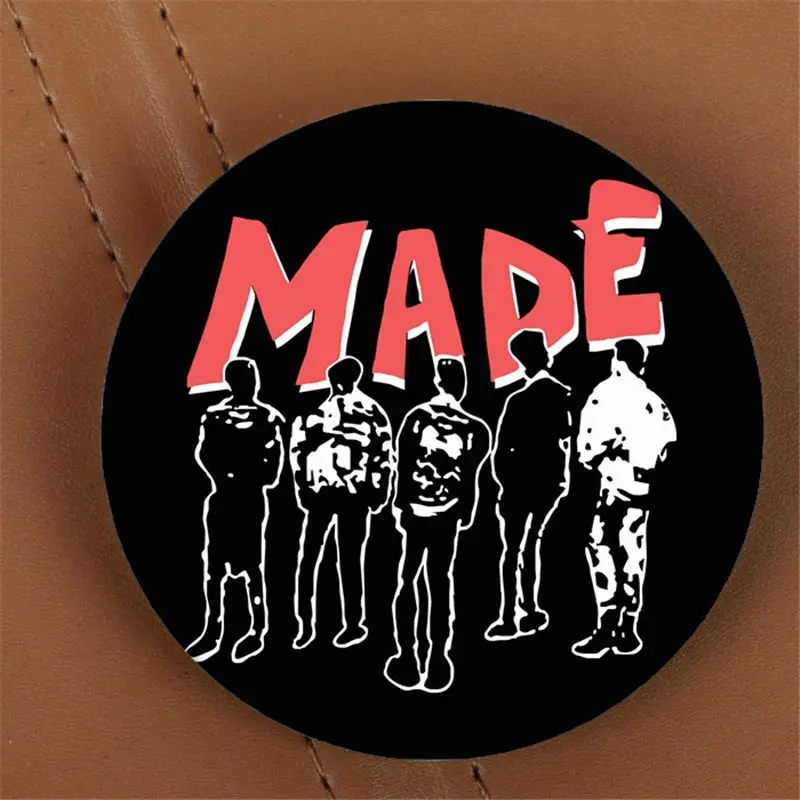 Youpop KPOP BIGBANG GD TOP MADE E Album брошь K-POP значок аксессуары для одежды шляпа украшение для рюкзака HZ1676