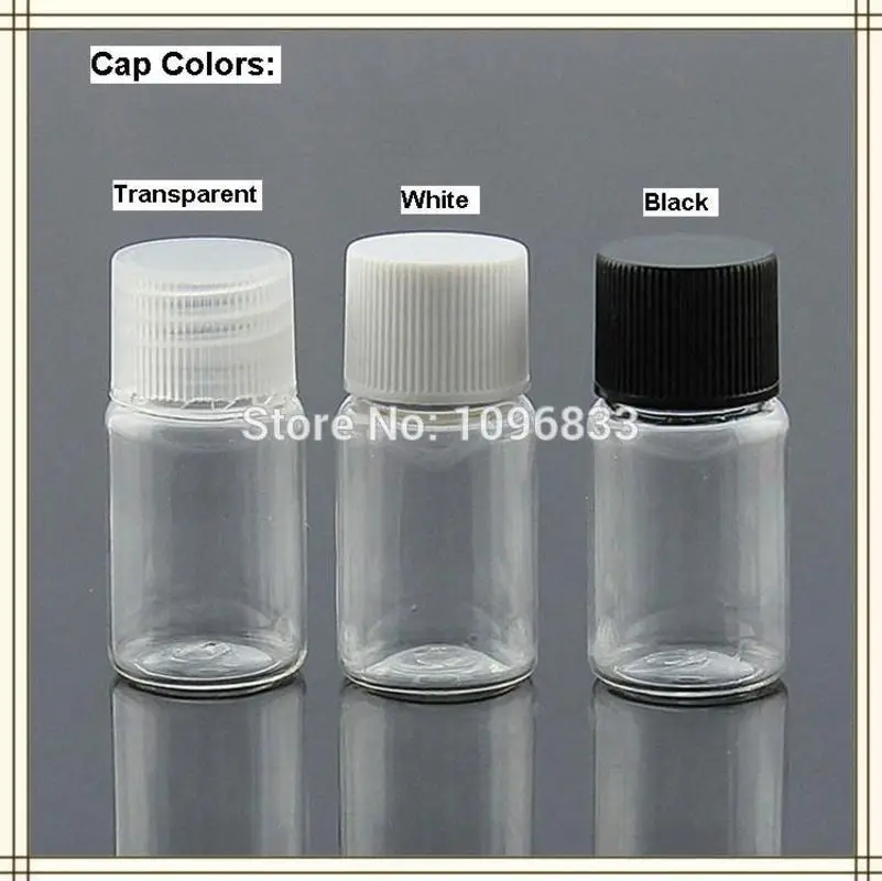 

10ML 10CC Clear Plastic Bottle with Leakproof Inner Pad, Empty Medical or Cosmetic Liquid Oil Storage Bottles, 200PCS