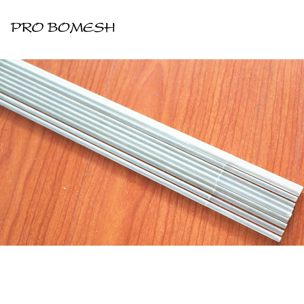 Pro Bomesh, 2 шт./лот, 89 см, 1 секция, твердый Стекловолоконный ледяной стержень, заготовка для установки наконечника для лодочного удилища, сделай сам, строительный стержень, ремонт