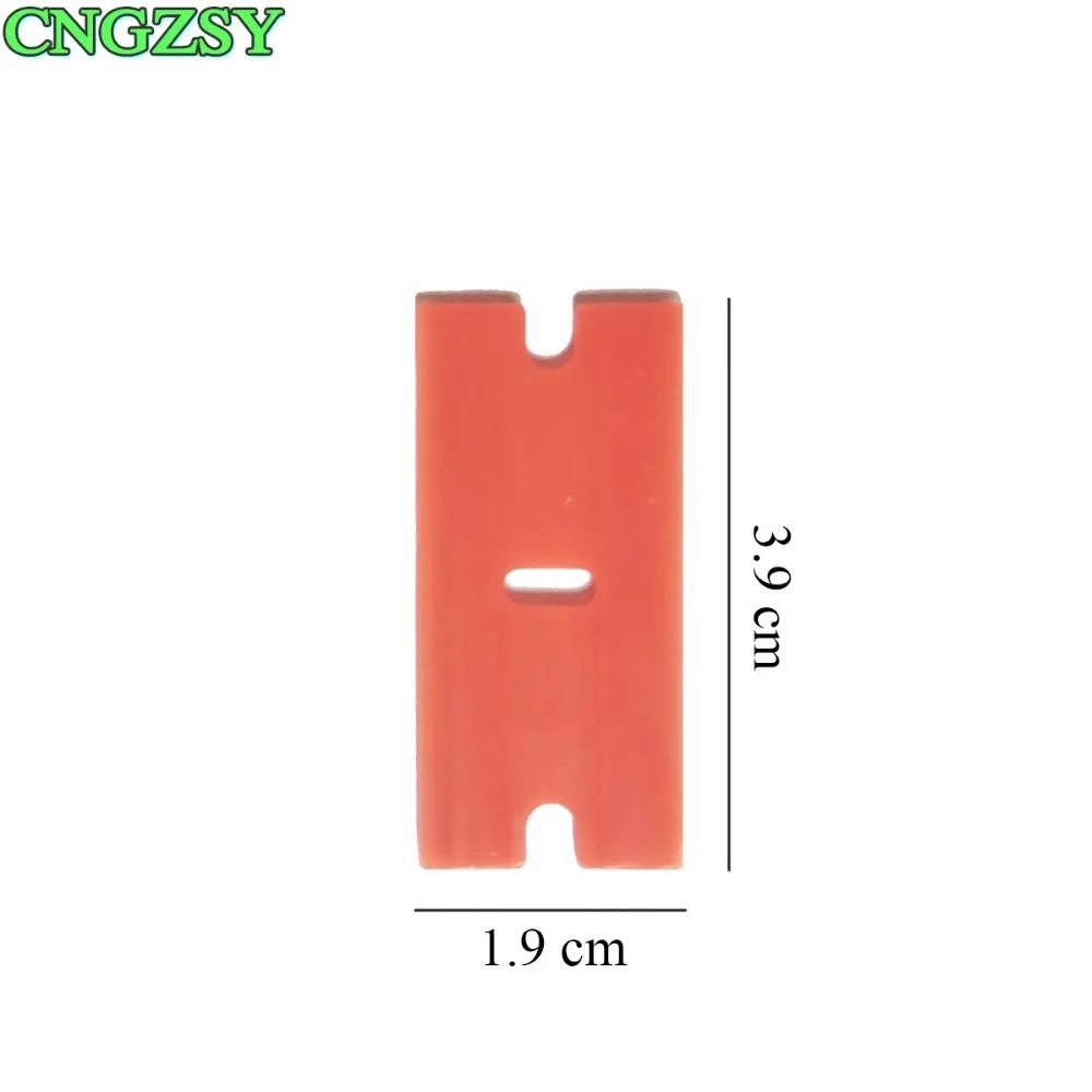 CNGZSY 100 шт. лезвия для бритвы 1 5 &quotпластиковые двойные наклеек клей скребок