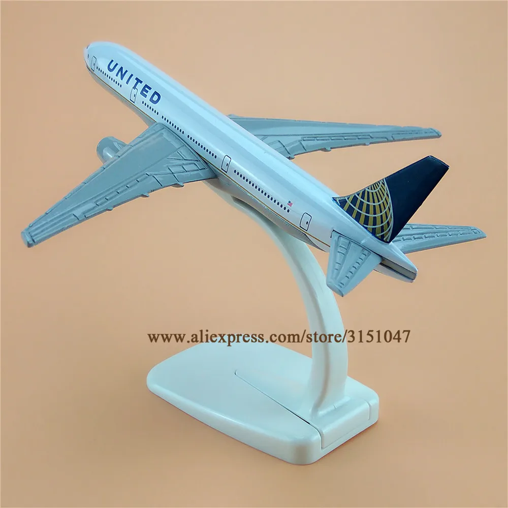 16 см Air Американский Соединенные Boeing 777 B777 Airlines модель самолета сплава металл