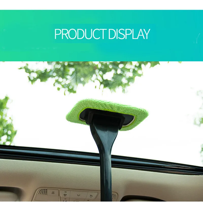 1 шт. Съемная 13 дюймовая щетка для окон очистки из микрофибры с салфеткой