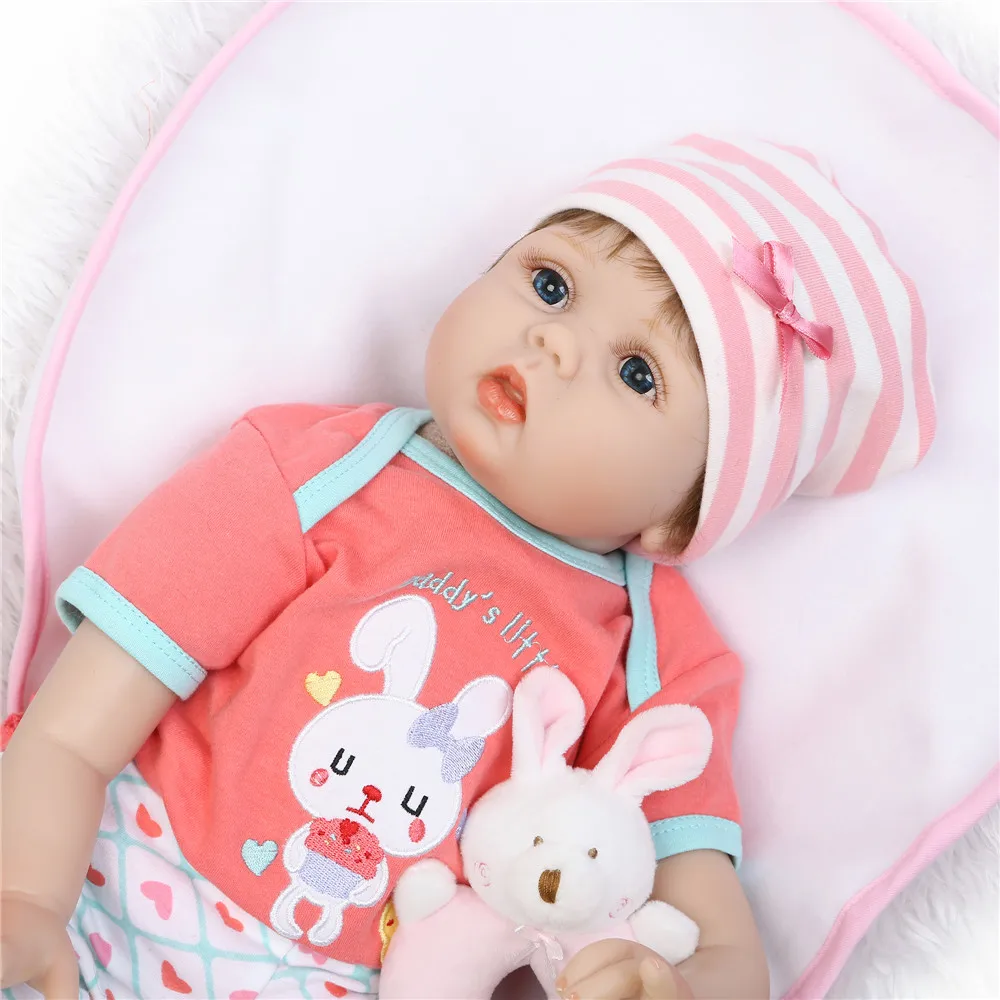 Силиконовые куклы reborn 22 &quot55 см npk для новорожденных девочек детей bebe подарок с