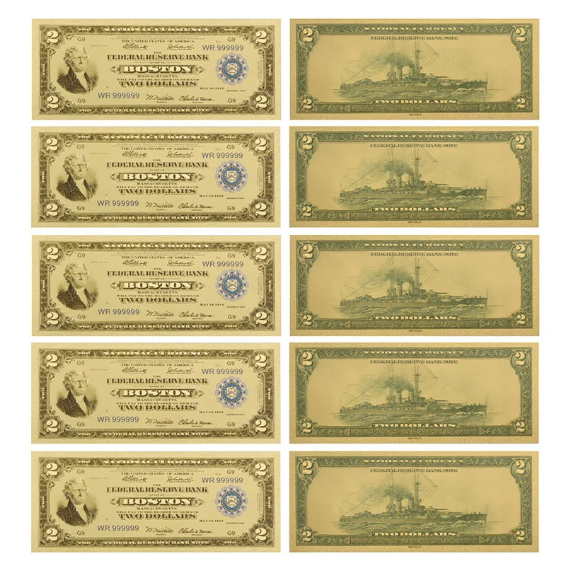 WR 1918 год 24 k Золотая банкнота красочные 999 9 фольга мировые купюры художественные