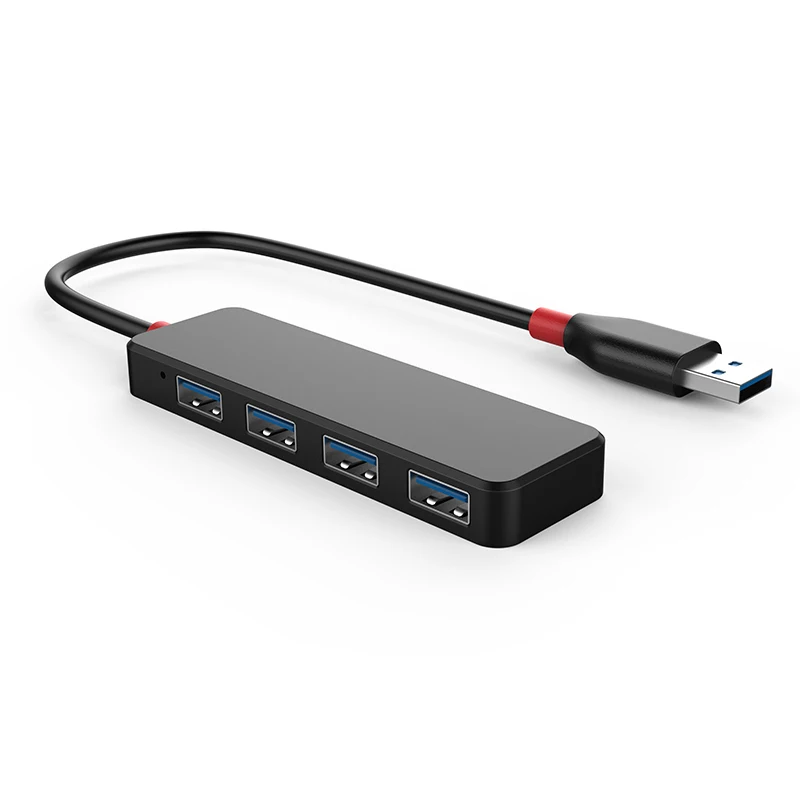 Высокоскоростной концентратор USB 3 0 4 порта 5 Гбит/с тонкий компактный