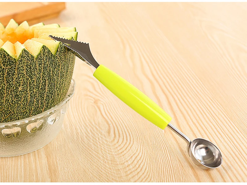 Творческий Мороженое копать мяч Совок Ложка шариковая Diy инструмент для ассорти из холодных блюд Арбуз Дыня Фрукты Резьба нож резак КУХНЯ