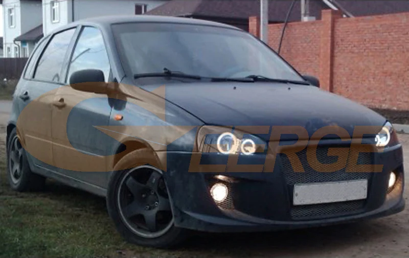 Для Lada Kalina 1119 1118 1117 119 117 2005-2013 RF Bluetooth контроллер многоцветный ультра яркий RGB комплект светодиодов «глаза ангела»