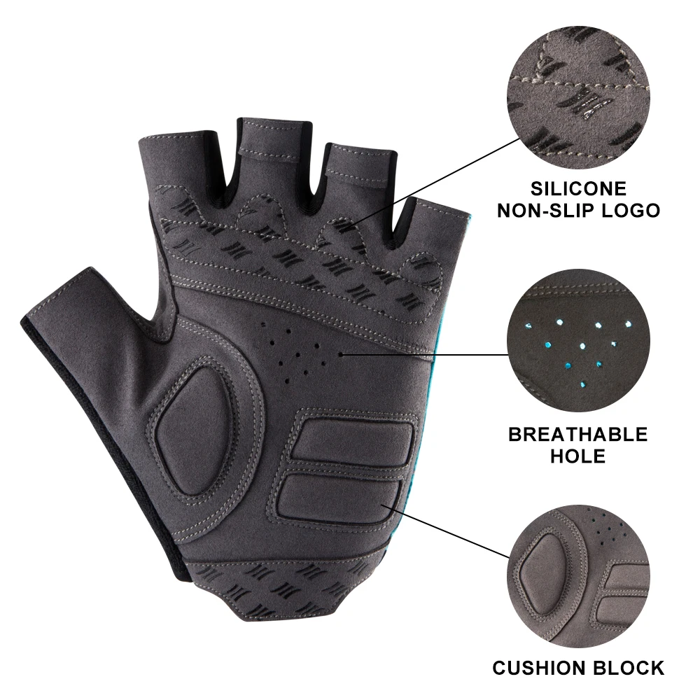 Перчатки для велоспорта Santic удобные дышащие сетчатые мужчин и женщин езды на