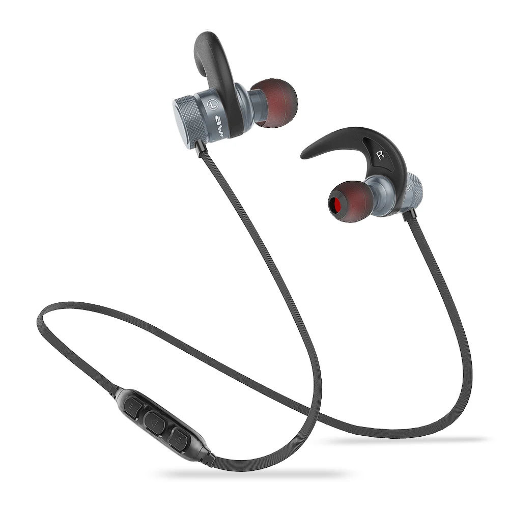 Blue Earphone AWEI A920BLS Bluetooth наушники беспроводные наушники Бас Спорт Bluetooth гарнитура Auriculares беспроводные наушники шлем 10h музыка - Цвет: Blue Earphone