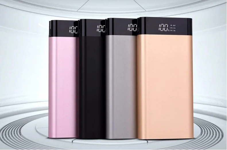 20800 мАч Внешний аккумулятор внешний повербанк 2 USB LCD портативное зарядное