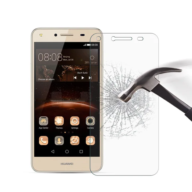 for Huawei Y6 II Compact 5.0" Tempered Glass Screen Protector ll 5 inch Front Clear Cover Protective Film | Мобильные телефоны