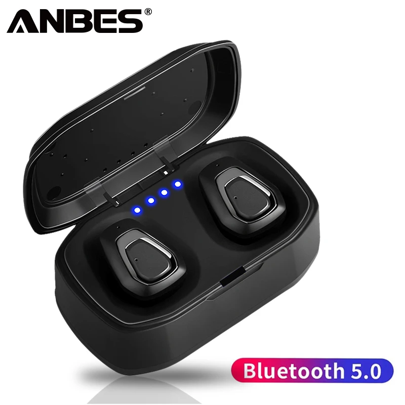TWS Беспроводная bluetooth гарнитура стерео спортивные наушники с зарядным