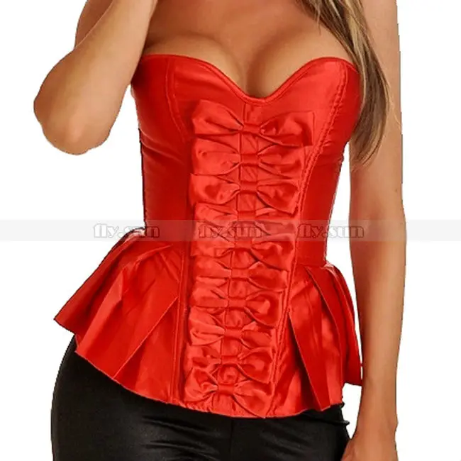 Женское сексуальное нижнее белье красная баска в стиле бурлеск корсет вечерняя