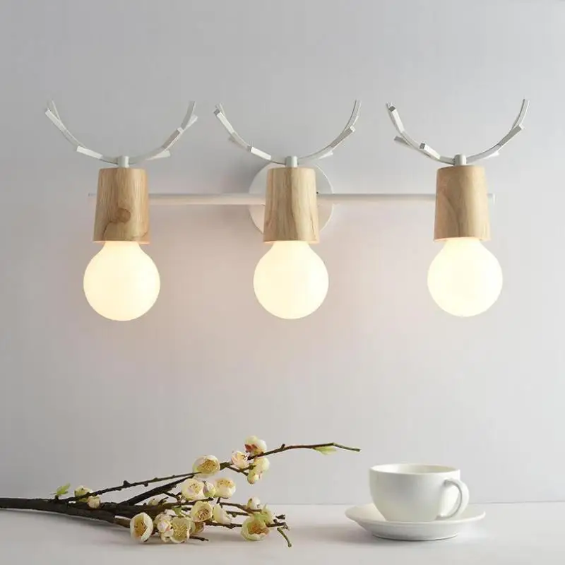 1 шт. настенный светильник в виде рогов черный/белый цвет|vintage wall lamp|wall lampwall lamp black |