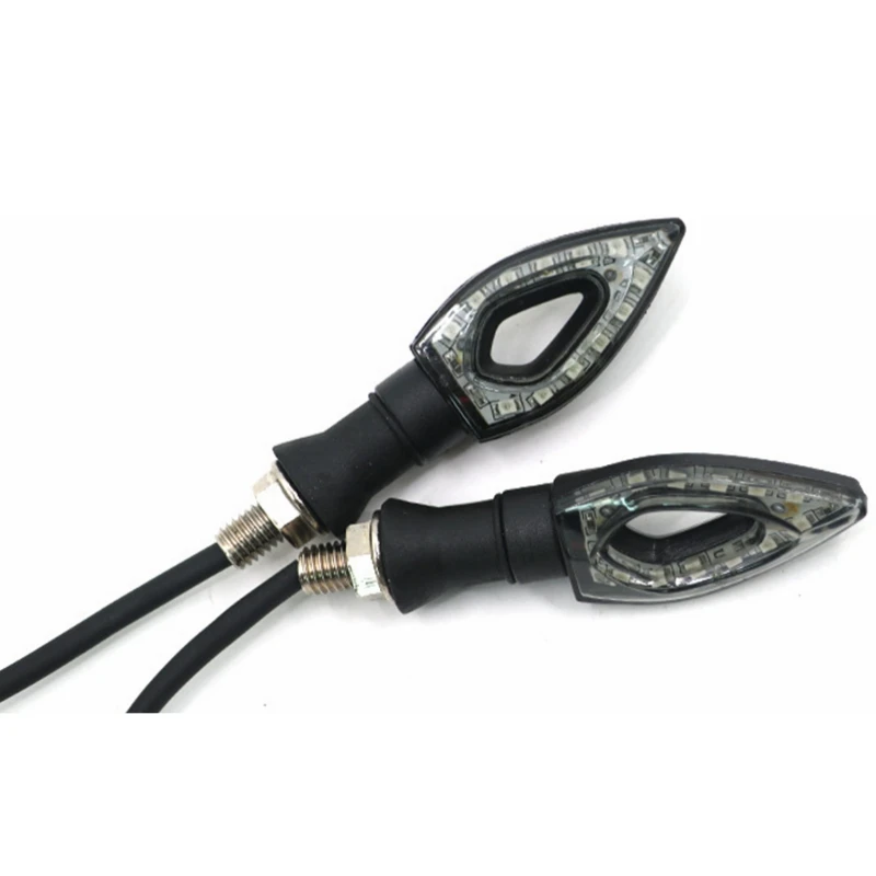 Undoeve 2pcs Motorcycle LED Indicators Turn Signal Light Blinker Marker for Yamaha R1 R6 FZ6 FZ1 FZ FJR Fazer XT WR TT-R |