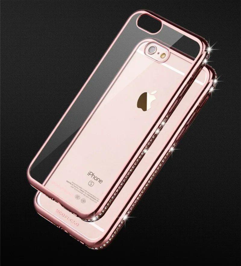 Новый Популярный роскошный блестящий чехол с бриллиантами для iPhone 7/iPhone 7 Plus