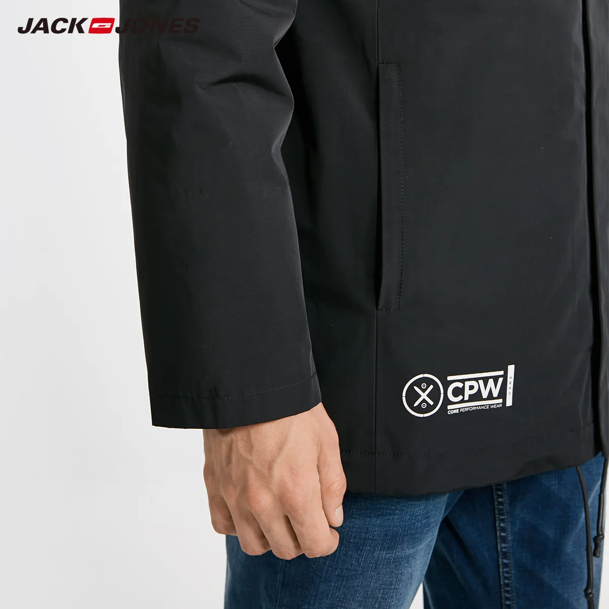 Jack Jones Осень Зима Новое мужское Двустороннее хлопковое пальто с капюшоном куртка мужская зимняя | 218309510