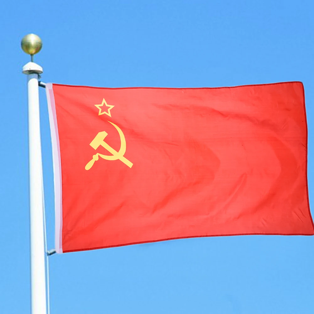 90*150 см Флаг СССР CCCP красный Революционный союз советских ССР баннер флаг СССР Крытый для улицы, домашний декор полиэстер