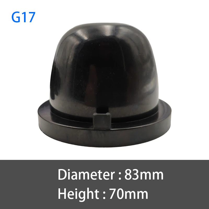 G17-83mm 2 шт. Автомобильный светодиодный светильник, головной светильник, пылезащитный чехол, ксеноновый светильник, резиновое уплотнение, крышка фары, автомобильный Стайлинг H4 H1 H7 D2H H11 H8 HB3 - Color: G17-83mm