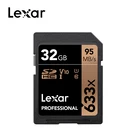 Карта памяти Lexar, 32 ГБ, класс 10, 633x, U3, SDHC, SDXC, 128 ГБ, C10, 64 ГБ, макс. 95 МБс.с, 16 ГБ, карта SD для камеры